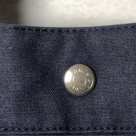 Hermes Authentic Fourre Tout Navy/Green Tote Bag,GUC. - Picture 16 of 17